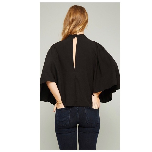 Kimono Top with Open Shoulder Sleeves - Picture 2 of 8